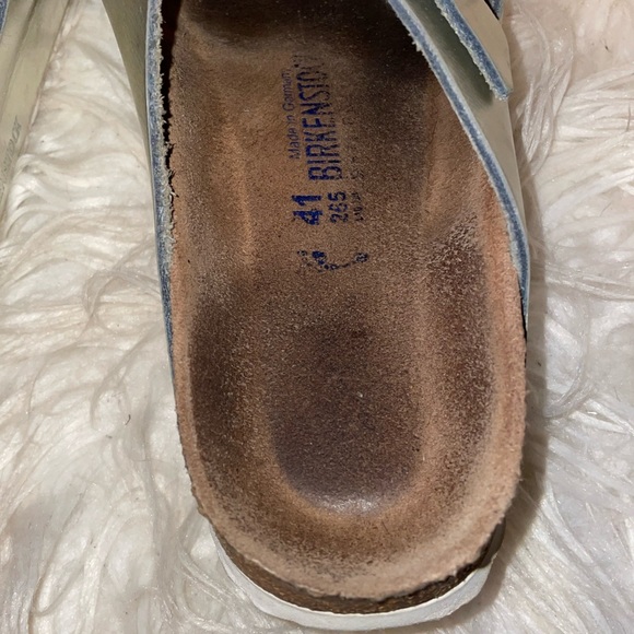Silver Birkenstocks size 41 - Picture 4 of 4
